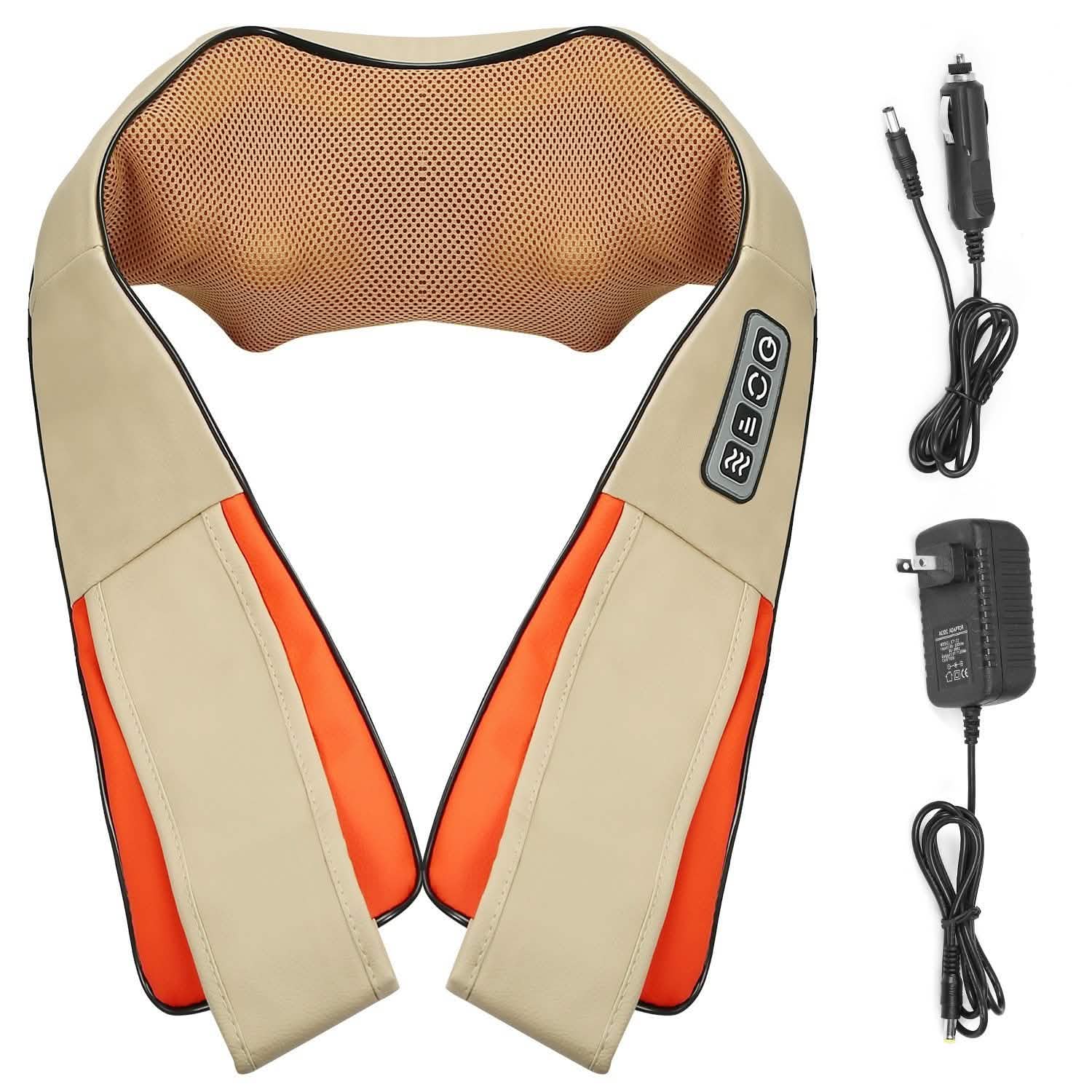 Electric Back Massage Cape with Heat Deep Tissue 3D Kneading Massage DailySale