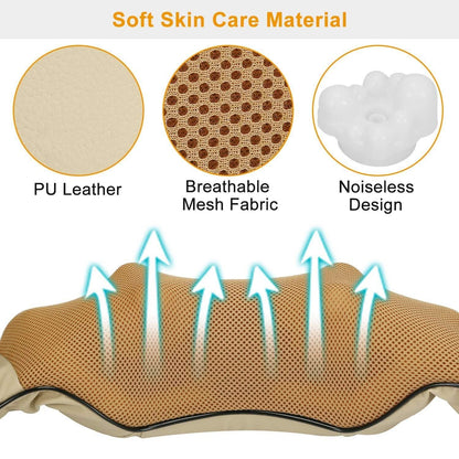 Electric Back Massage Cape with Heat Deep Tissue 3D Kneading Massage DailySale
