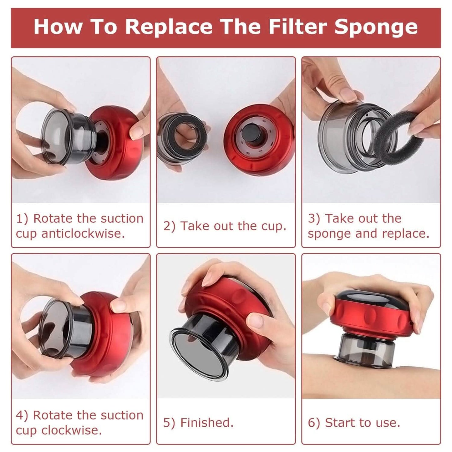 Electric Back Scraping Machine Vacuum Therapy Cupping Device DailySale