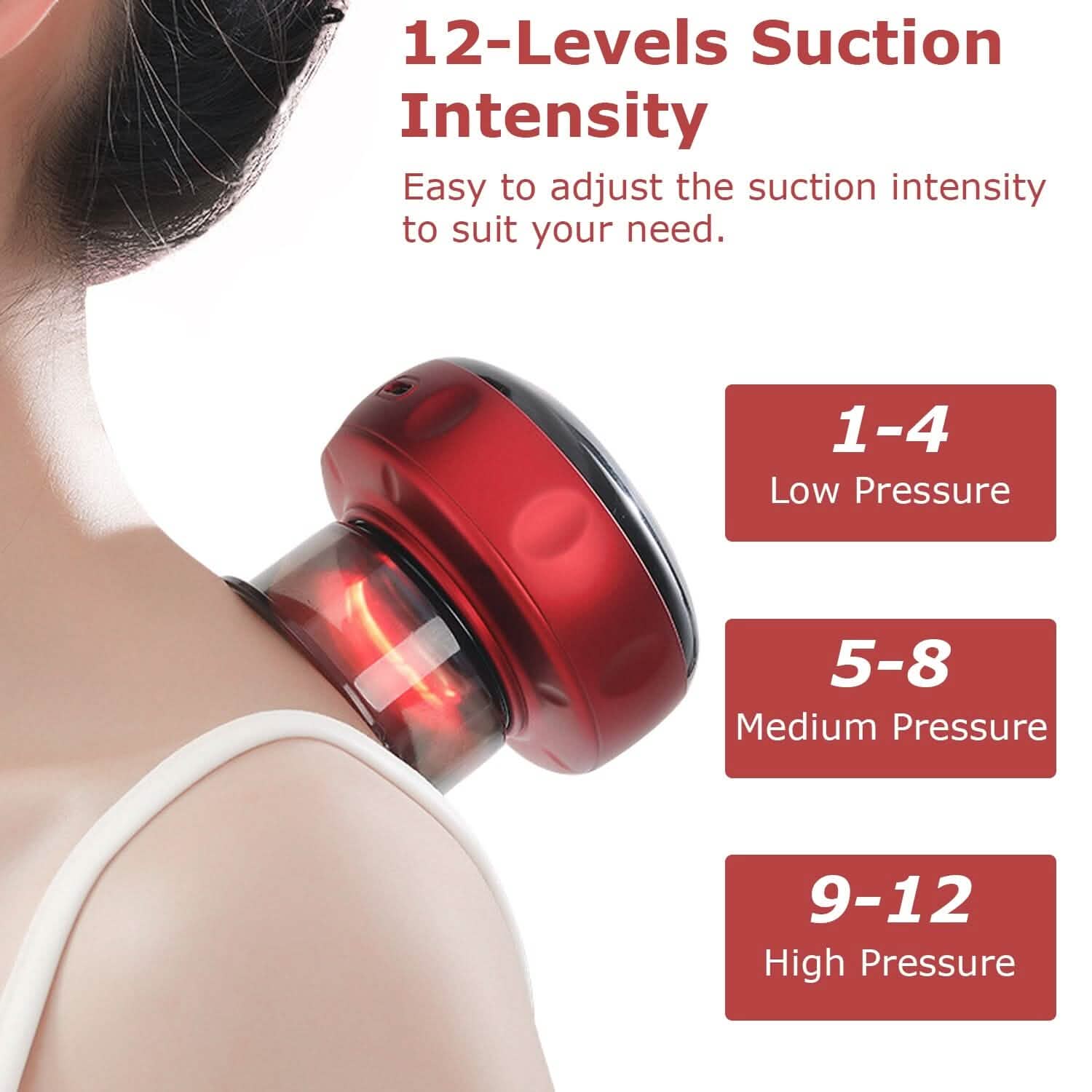 Electric Back Scraping Machine Vacuum Therapy Cupping Device DailySale