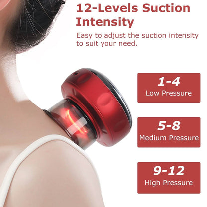 Electric Back Scraping Machine Vacuum Therapy Cupping Device DailySale