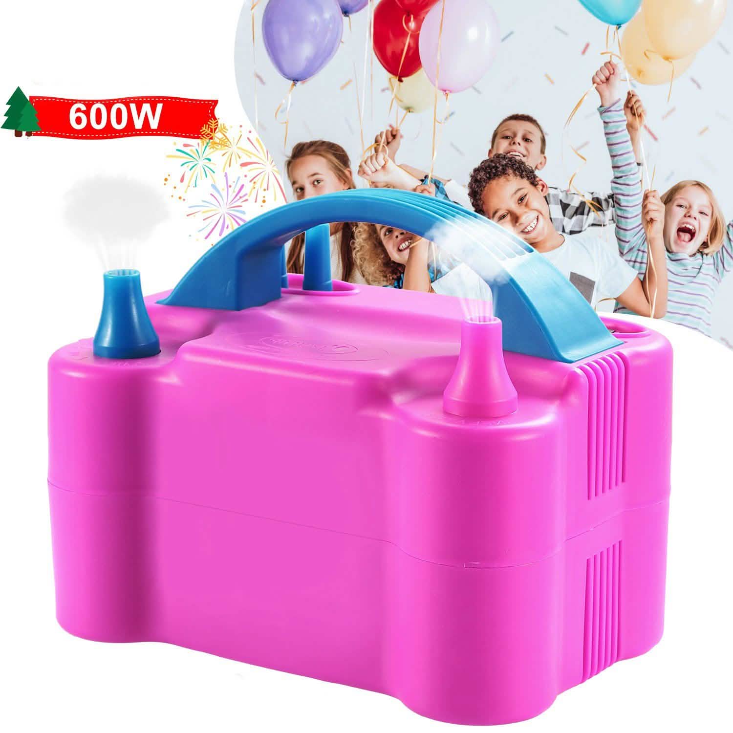 Electric Balloon Pump 600W Balloon Blower Inflator Dual Nozzle DailySale