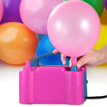 Electric Balloon Pump 600W Balloon Blower Inflator Dual Nozzle DailySale