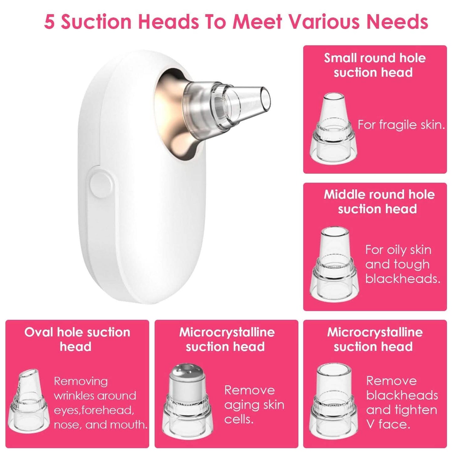 Electric Blackhead Comedone Extractor Tool Facial Pore Cleaner DailySale