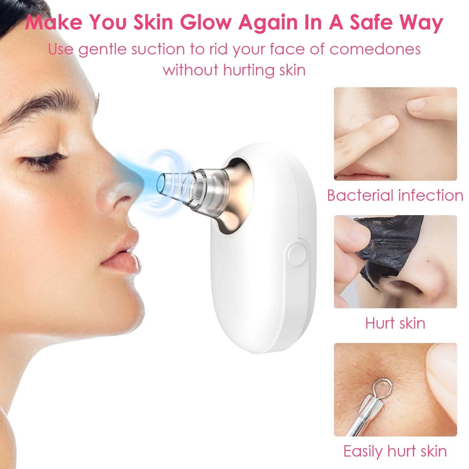 Electric Blackhead Comedone Extractor Tool Facial Pore Cleaner DailySale