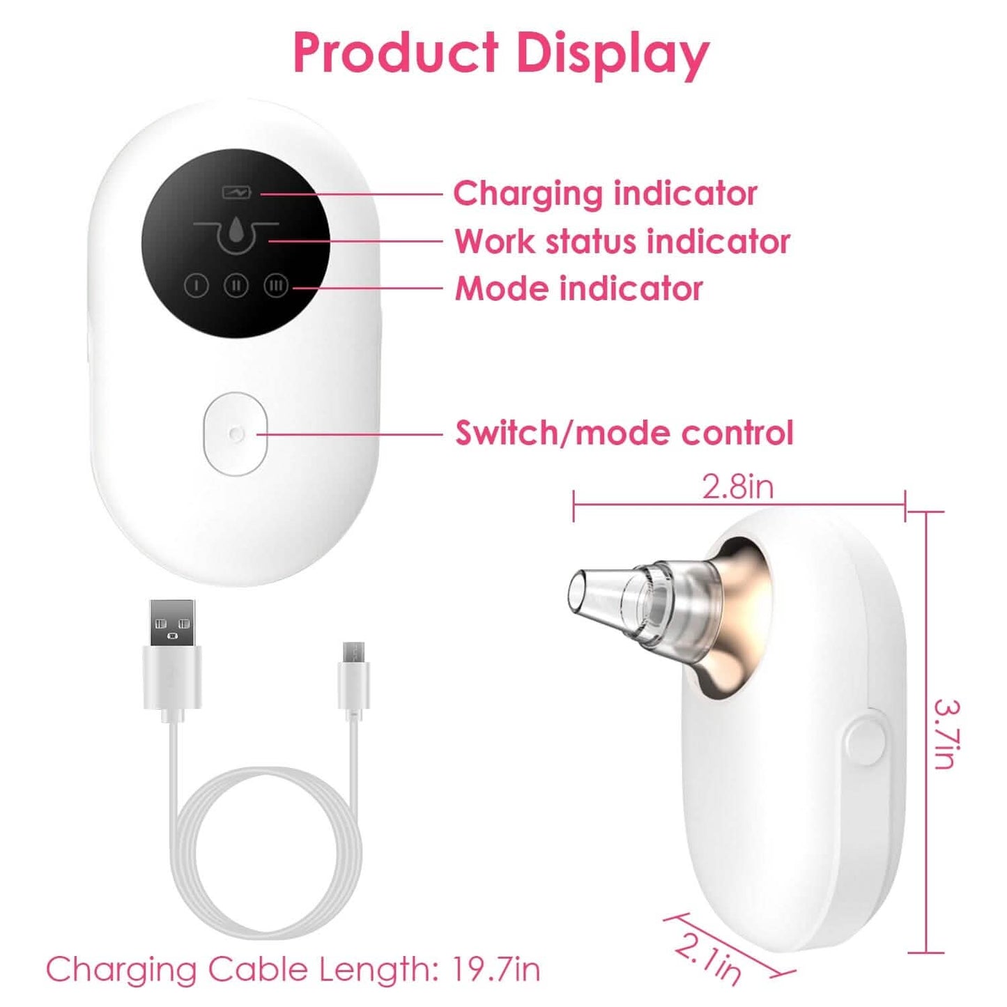 Electric Blackhead Comedone Extractor Tool Facial Pore Cleaner DailySale