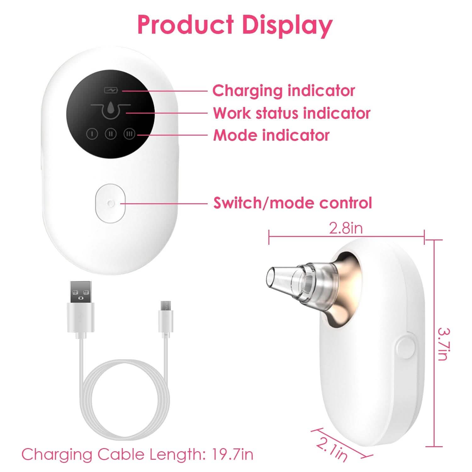 Electric Blackhead Comedone Extractor Tool Facial Pore Cleaner DailySale