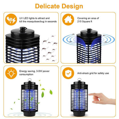 Electric Bug Zapper UV Light Flying Zapper Insect Killer Lamp DailySale