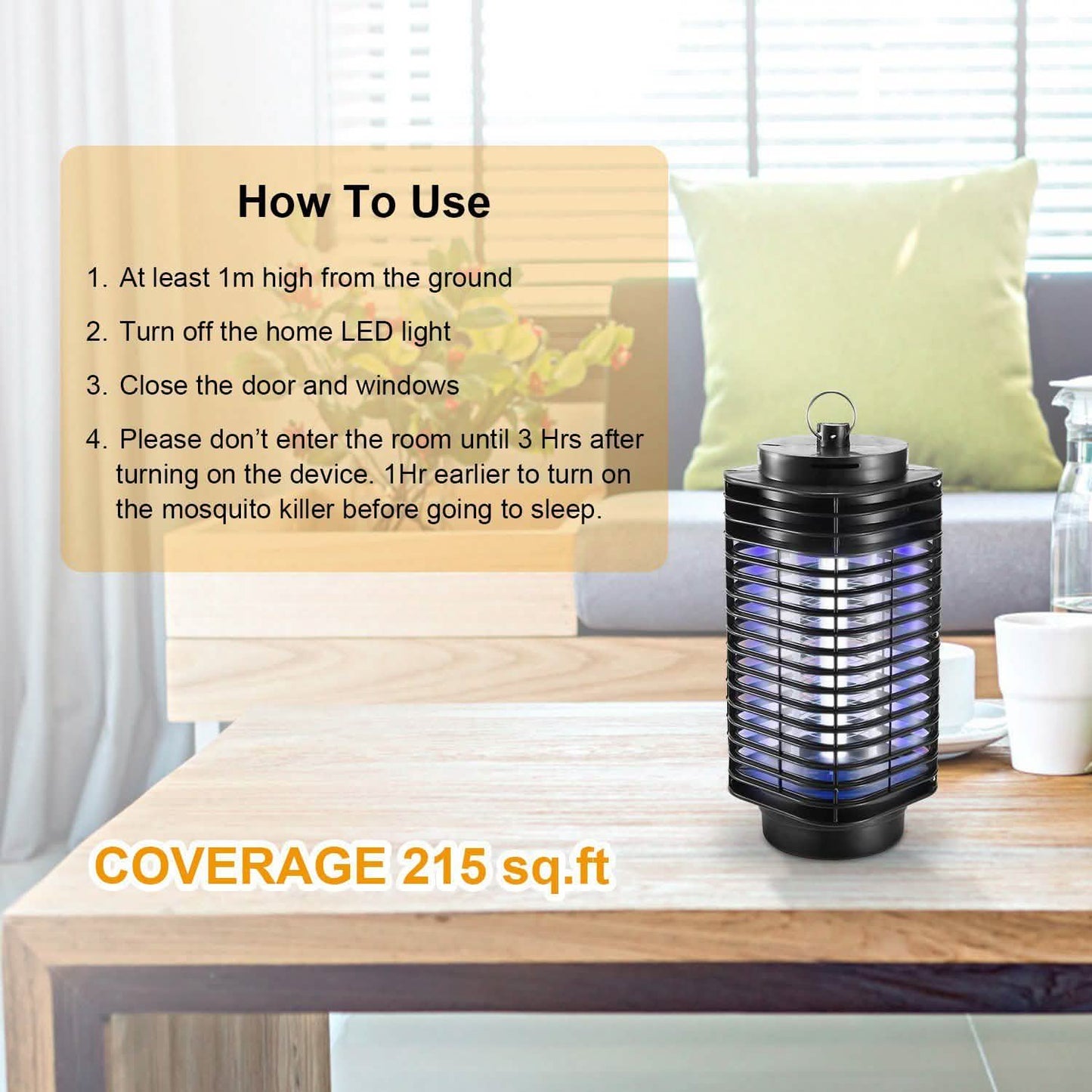 Electric Bug Zapper UV Light Flying Zapper Insect Killer Lamp DailySale