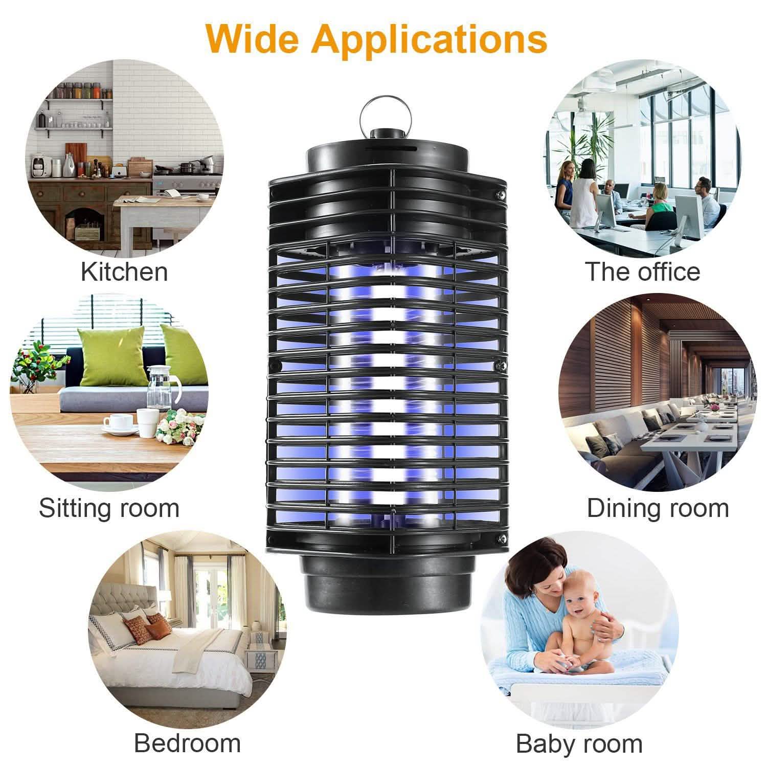 Electric Bug Zapper UV Light Flying Zapper Insect Killer Lamp DailySale