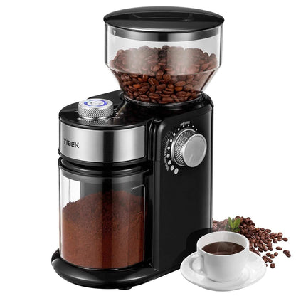 Electric Burr Coffee Grinder with 18 Settings DailySale