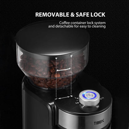 Electric Burr Coffee Grinder with 18 Settings DailySale