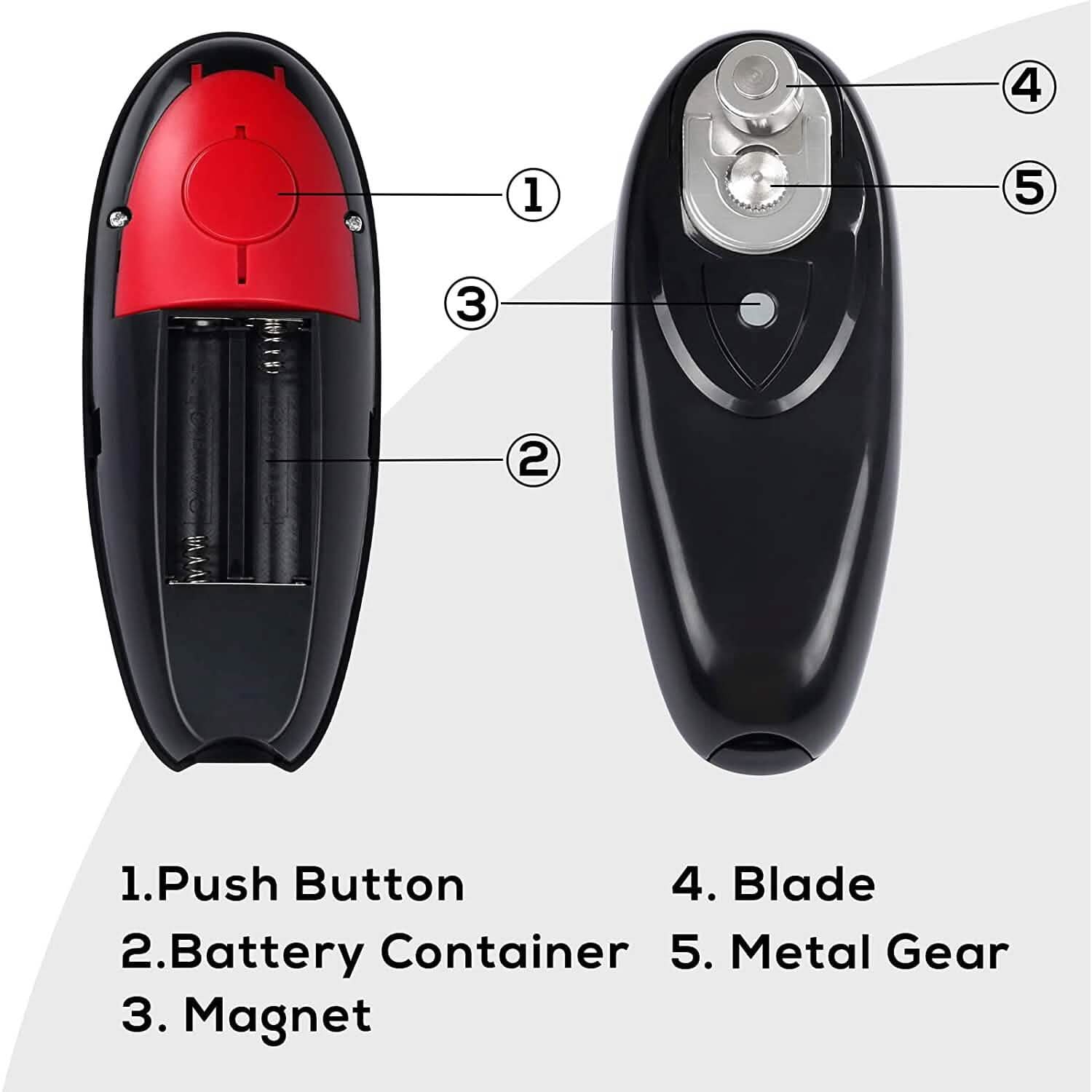 Electric Can Opener with One-Touch On & Off DailySale