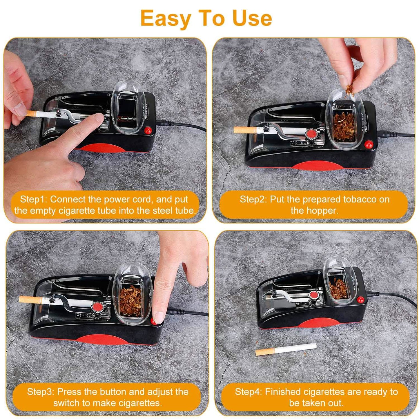 Electric Cigarette Rolling Machine DailySale