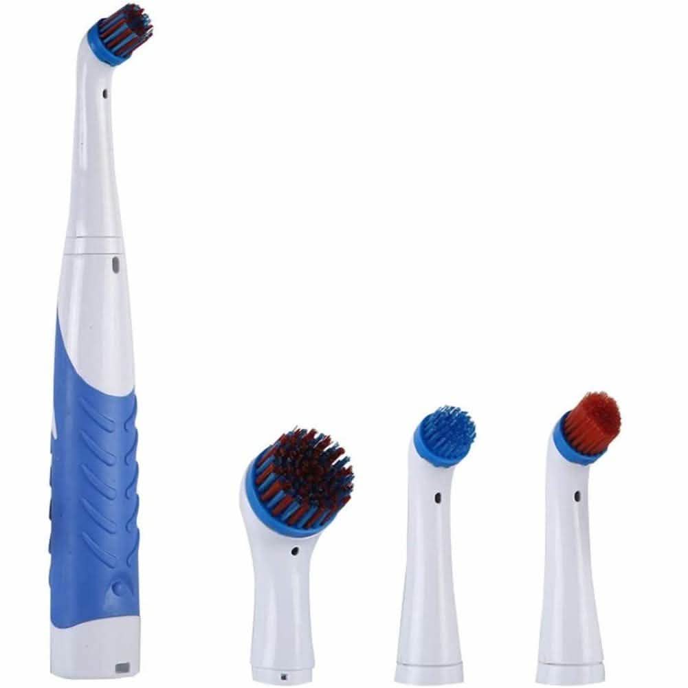 Electric Cleaning Brush with Household All Purpose 4 Brush Heads DailySale