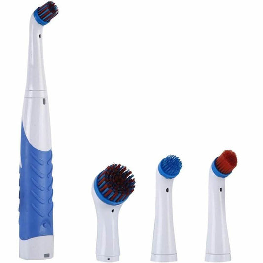 Electric Cleaning Brush with Household All Purpose 4 Brush Heads DailySale