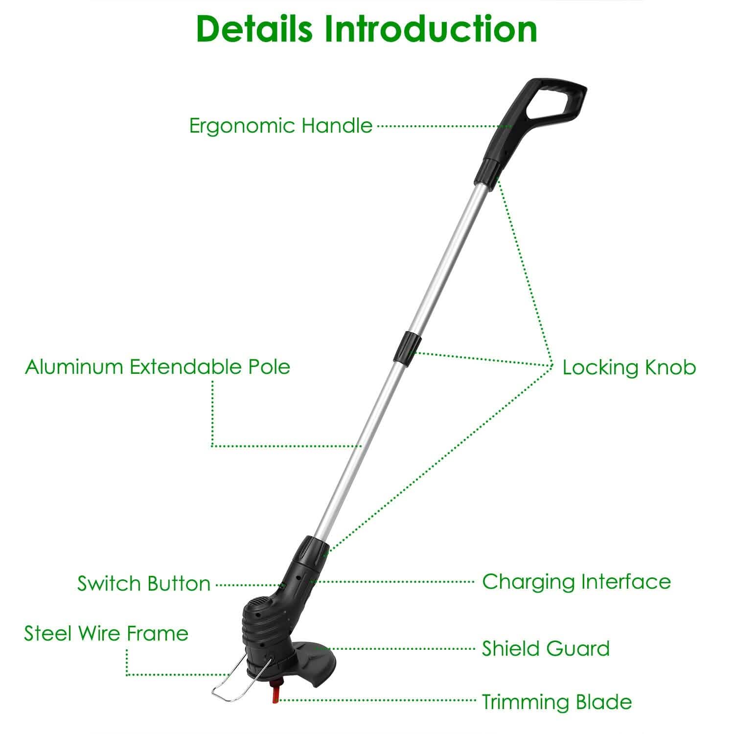Electric Cordless Grass Trimmer DailySale