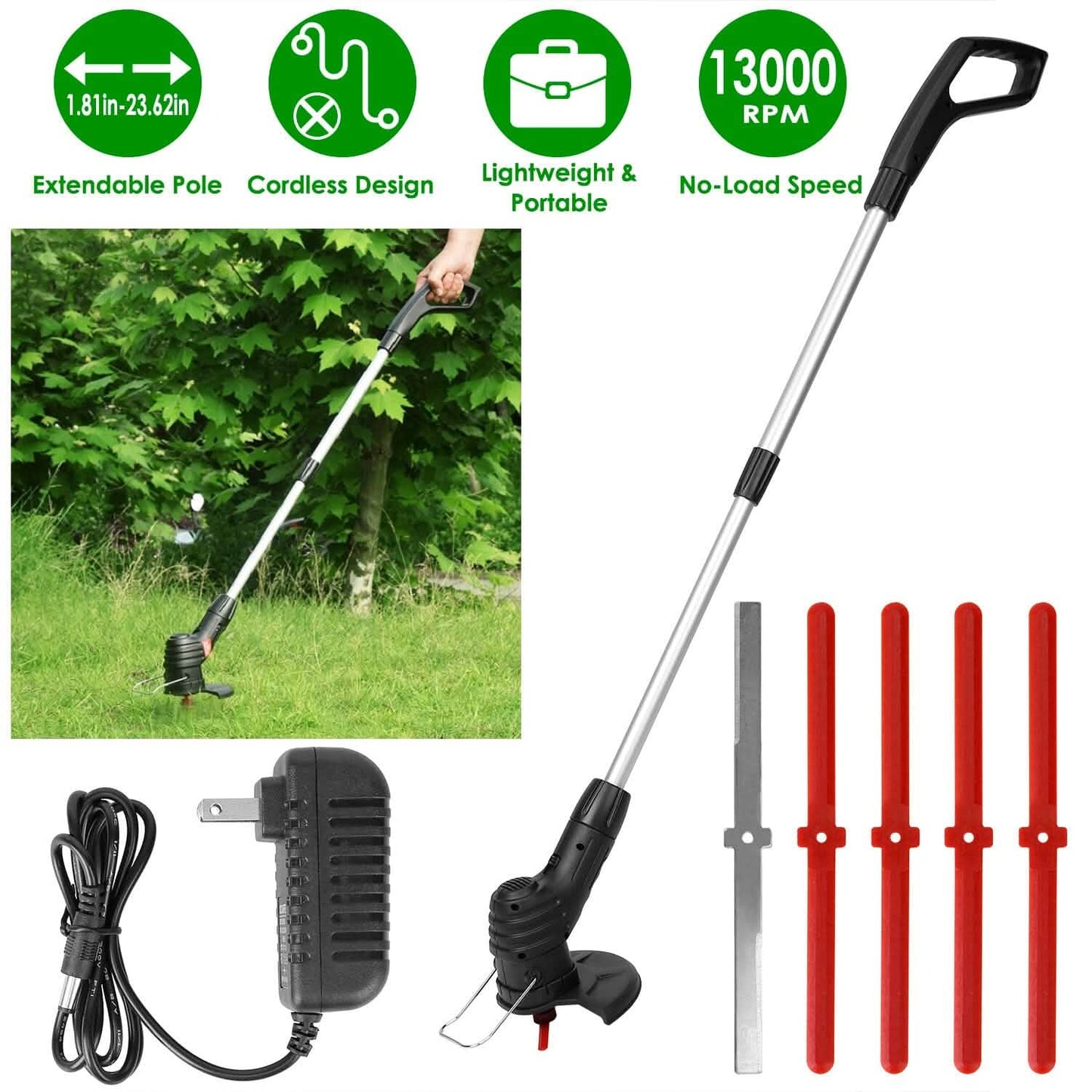 Electric Cordless Grass Trimmer DailySale