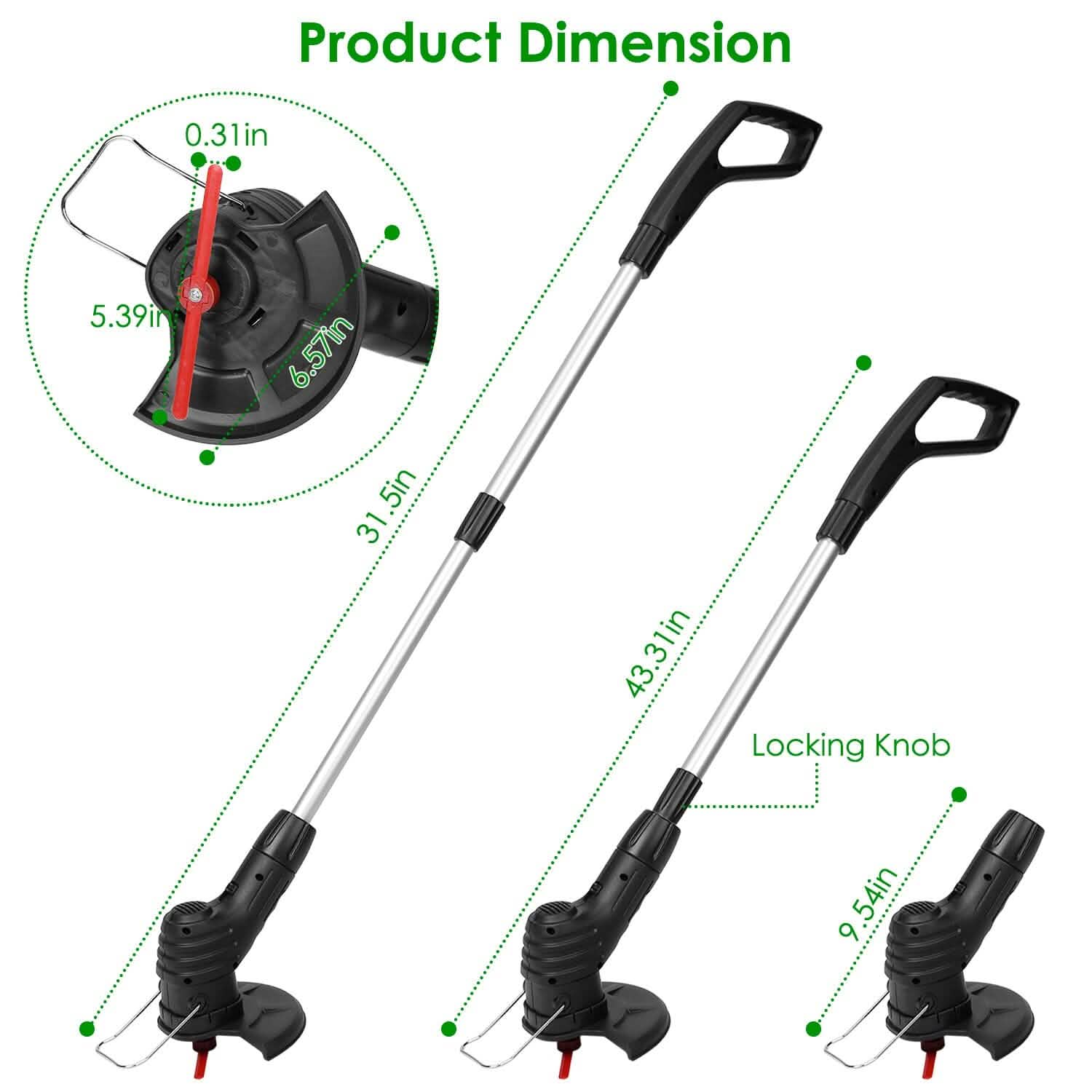Electric Cordless Grass Trimmer DailySale