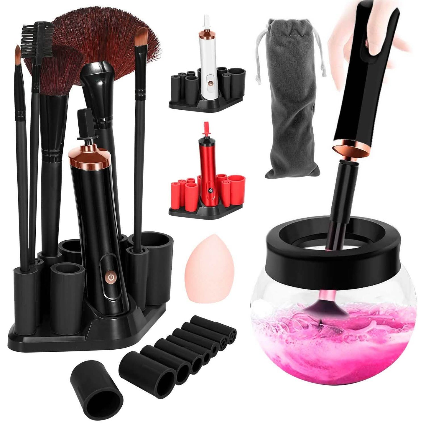 Electric Cosmetic Makeup Brush Cleaner Dryer DailySale