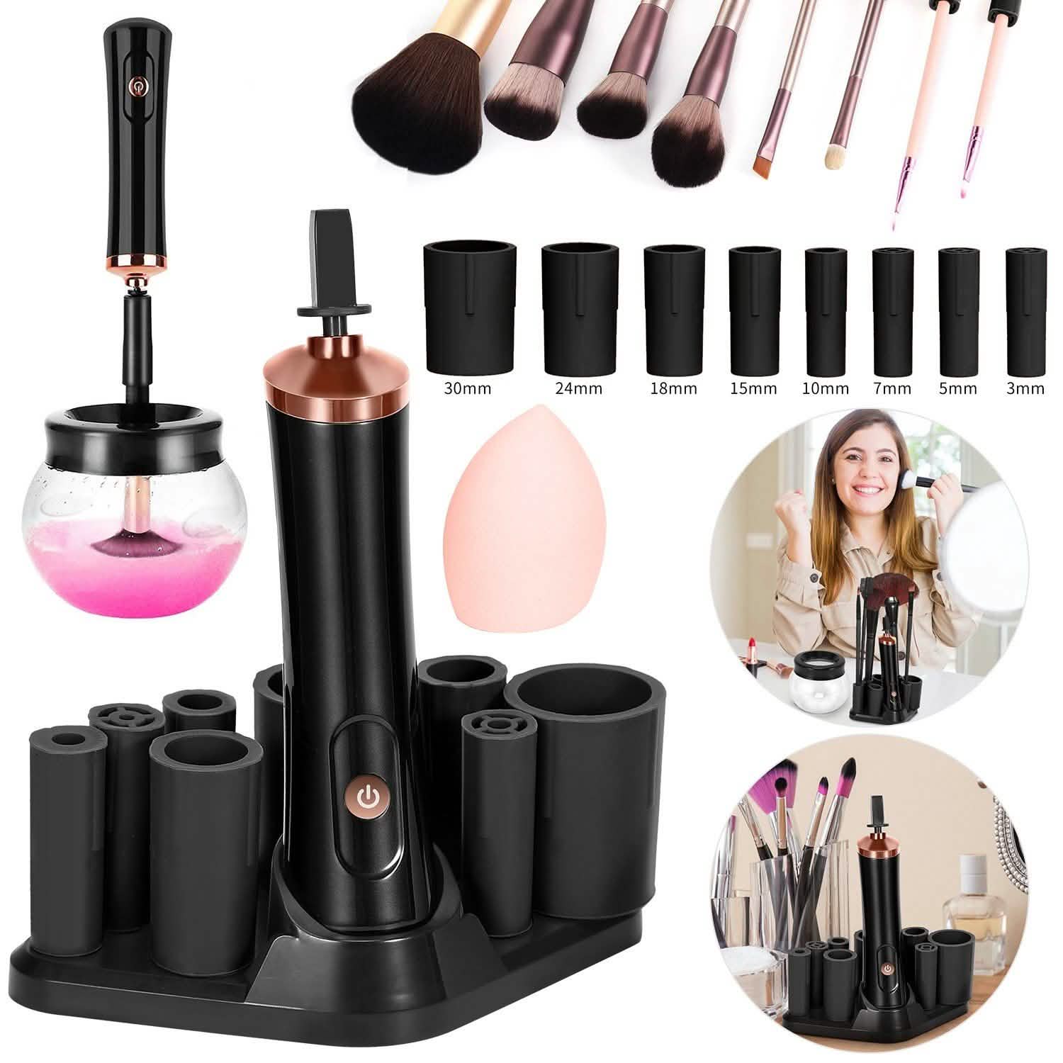 Electric Cosmetic Makeup Brush Cleaner Dryer DailySale