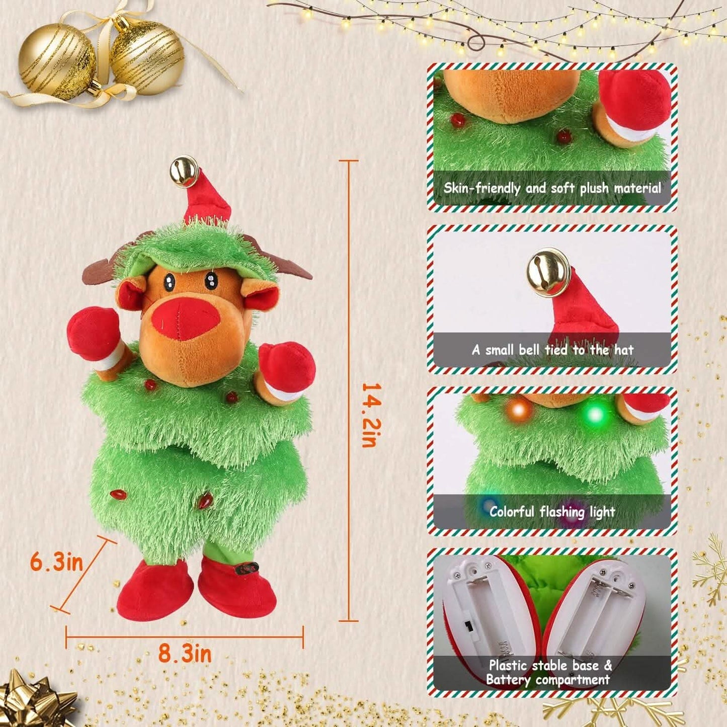 Electric Dancing Singing Plush Toy DailySale