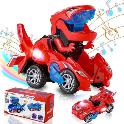Electric Dinosaur Non Remote Control Morphing Vehicle Toy DailySale