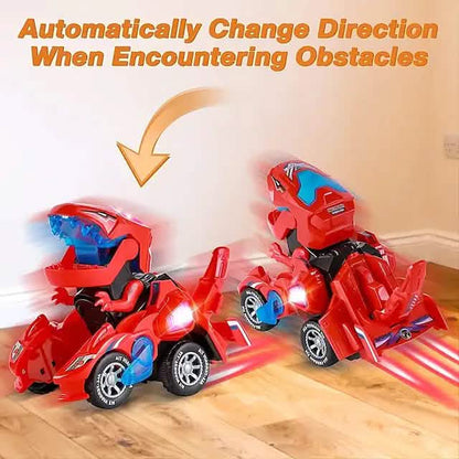 Electric Dinosaur Non Remote Control Morphing Vehicle Toy DailySale