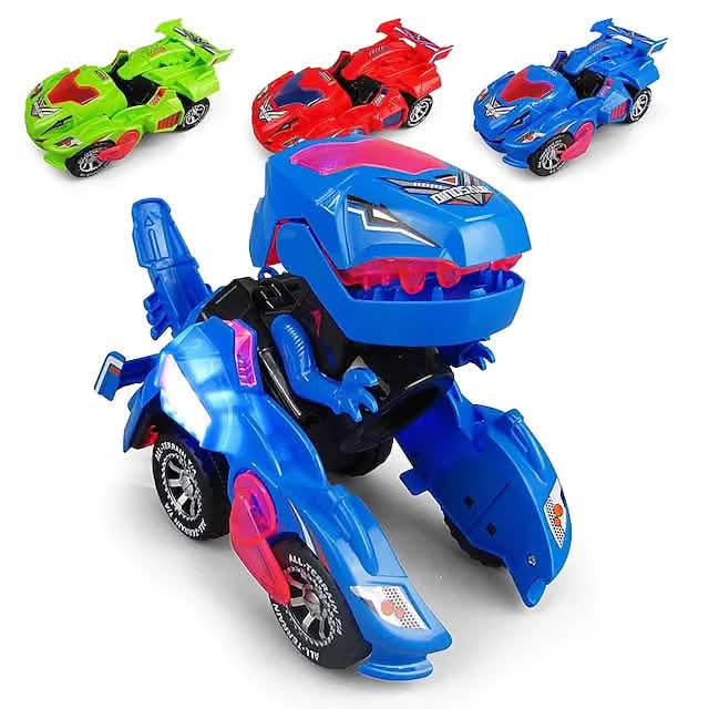 Electric Dinosaur Non Remote Control Morphing Vehicle Toy DailySale