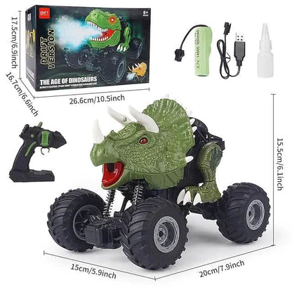 Electric Dinosaur Remote Control Spray Stunt Car DailySale