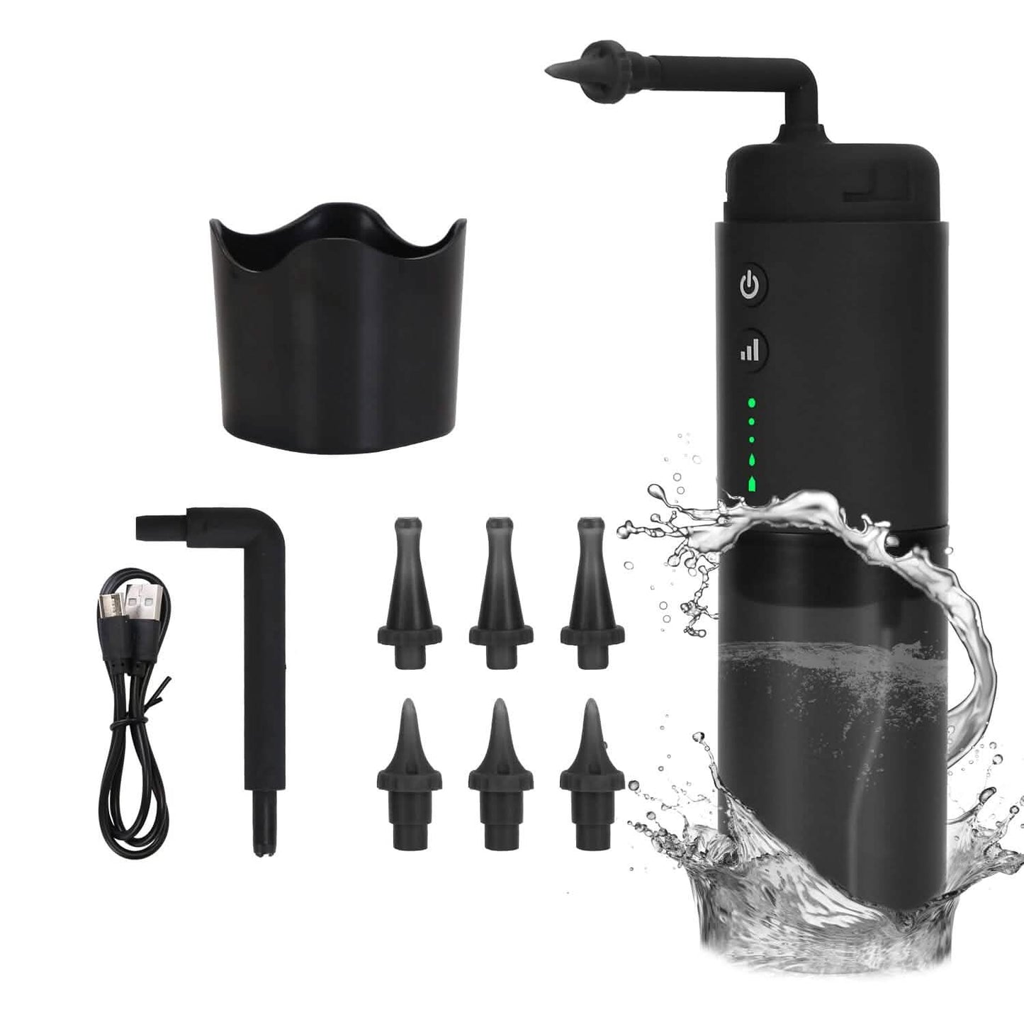 Electric Ear Wax Removal Kit with 3 Modes 6 Ear Tips IPX7 Waterproof USB Rechargeable DailySale