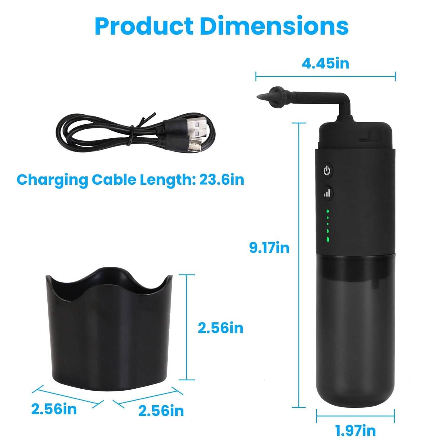 Electric Ear Wax Removal Kit with 3 Modes 6 Ear Tips IPX7 Waterproof USB Rechargeable DailySale