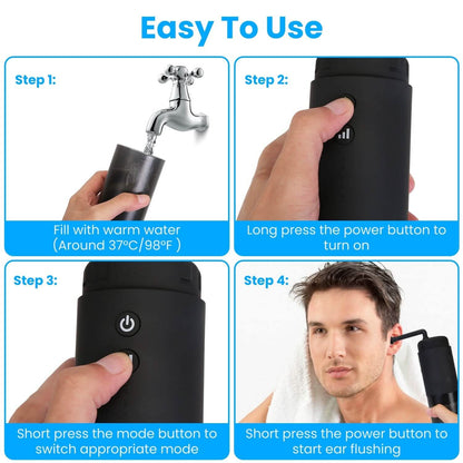 Electric Ear Wax Removal Kit with 3 Modes 6 Ear Tips IPX7 Waterproof USB Rechargeable DailySale