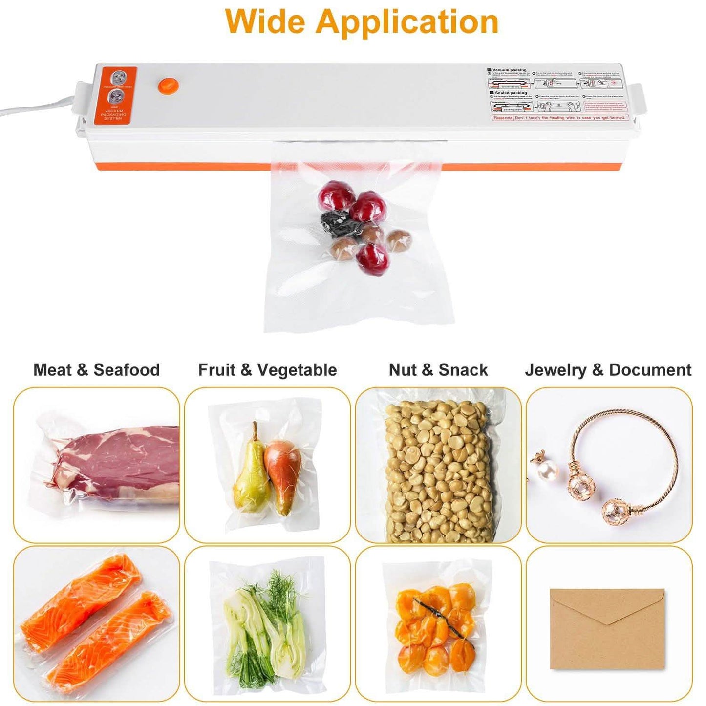 Electric Food Vacuum Sealer Machine DailySale