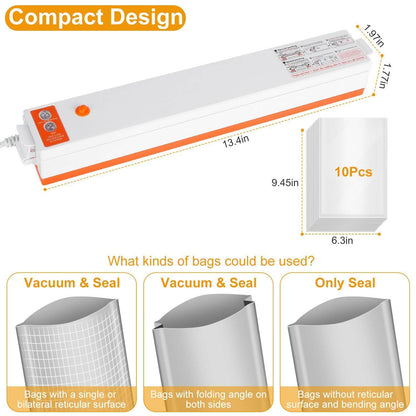 Electric Food Vacuum Sealer Machine DailySale