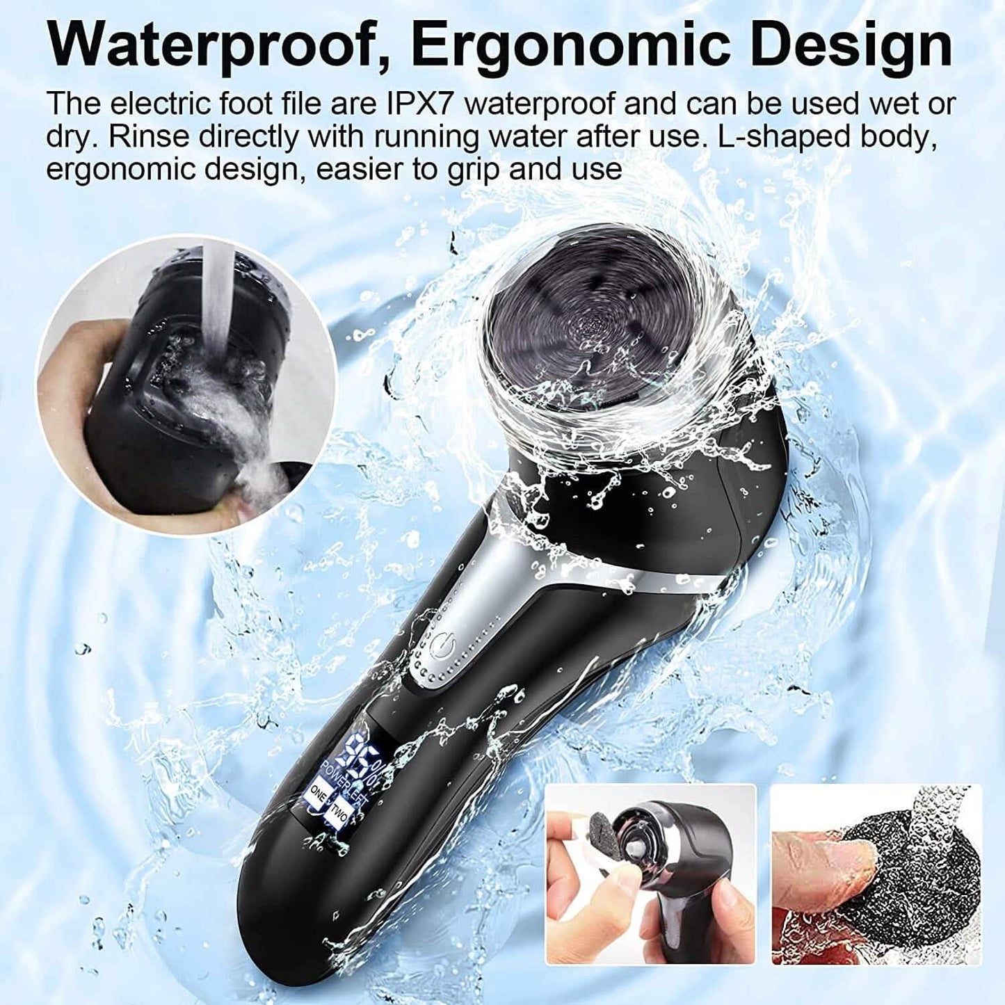 Electric Foot Callus Remover with Vacuum Cleaner DailySale
