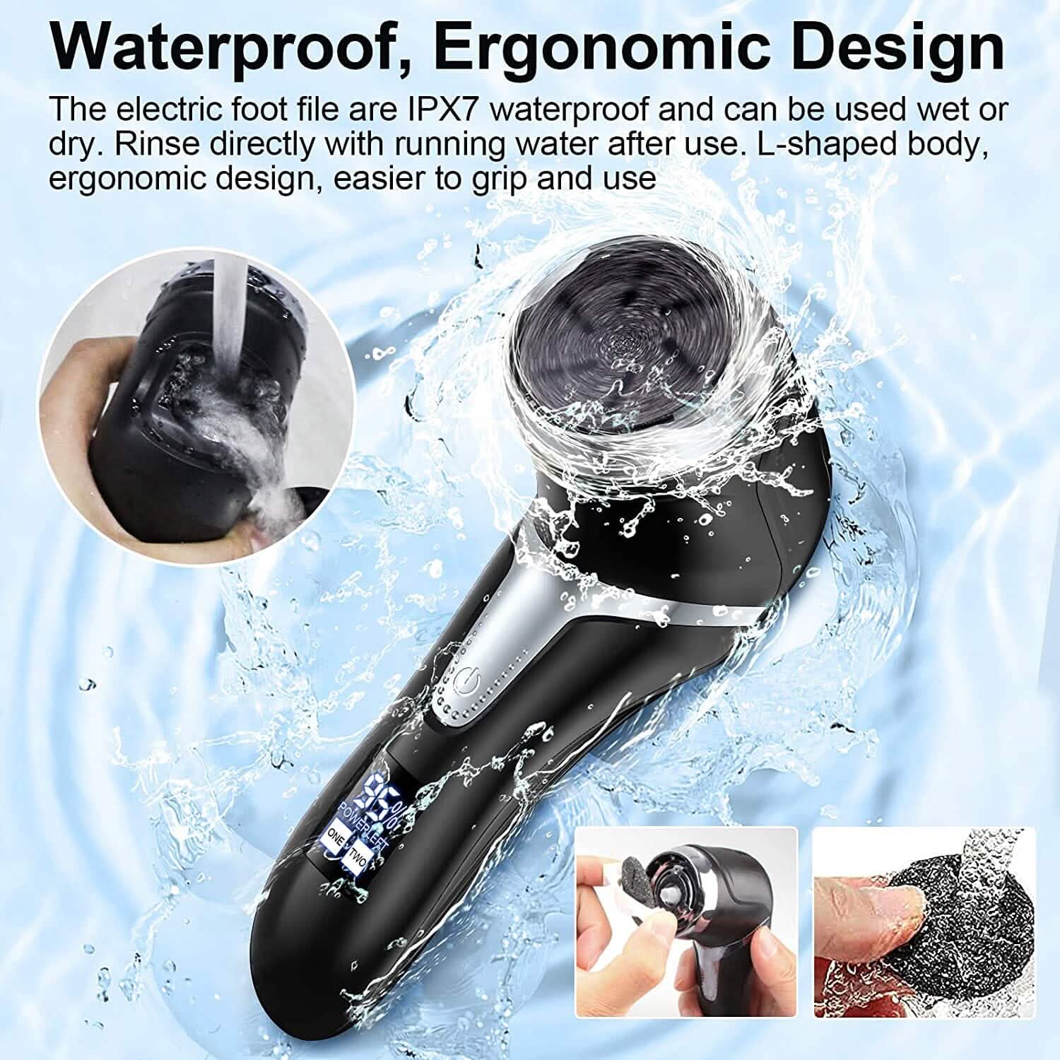 Electric Foot Callus Remover with Vacuum Cleaner DailySale