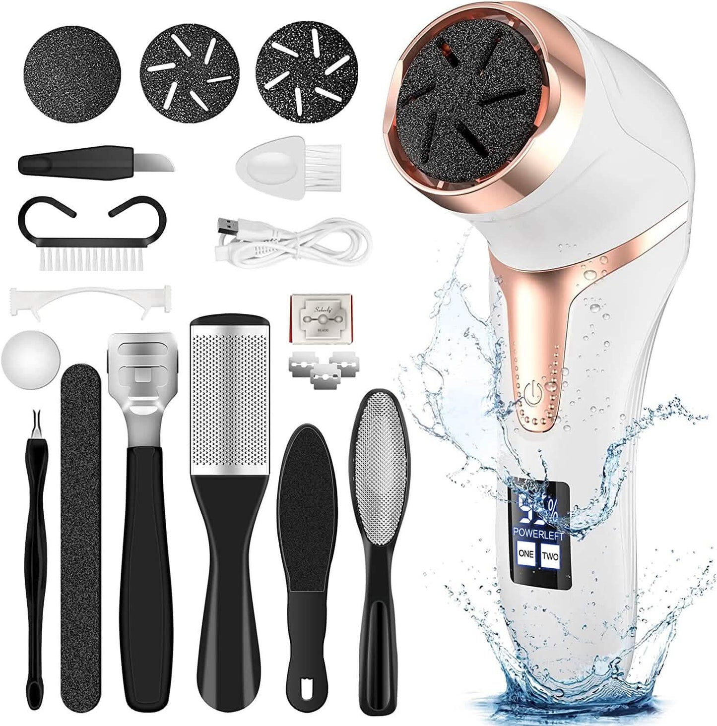 Electric Foot Callus Remover with Vacuum Cleaner DailySale