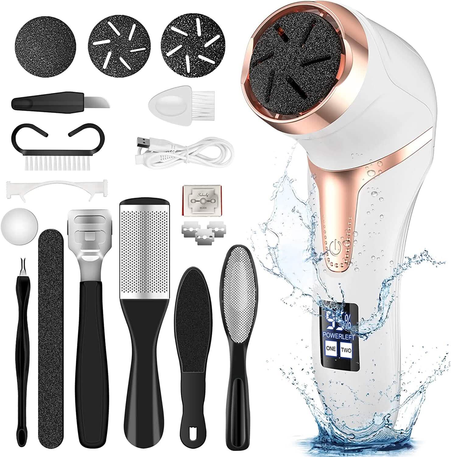 Electric Foot Callus Remover with Vacuum Cleaner DailySale