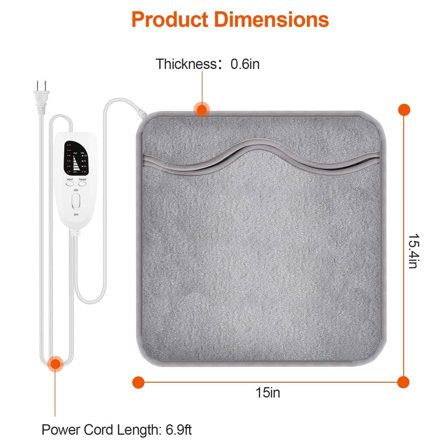 Electric Foot Warmer with 6 Temperature Settings DailySale