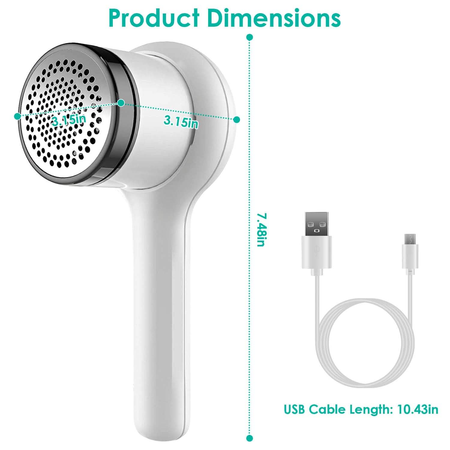Electric Fuzz Pilling Trimmer Sweater Shaver with Detachable Handle DailySale