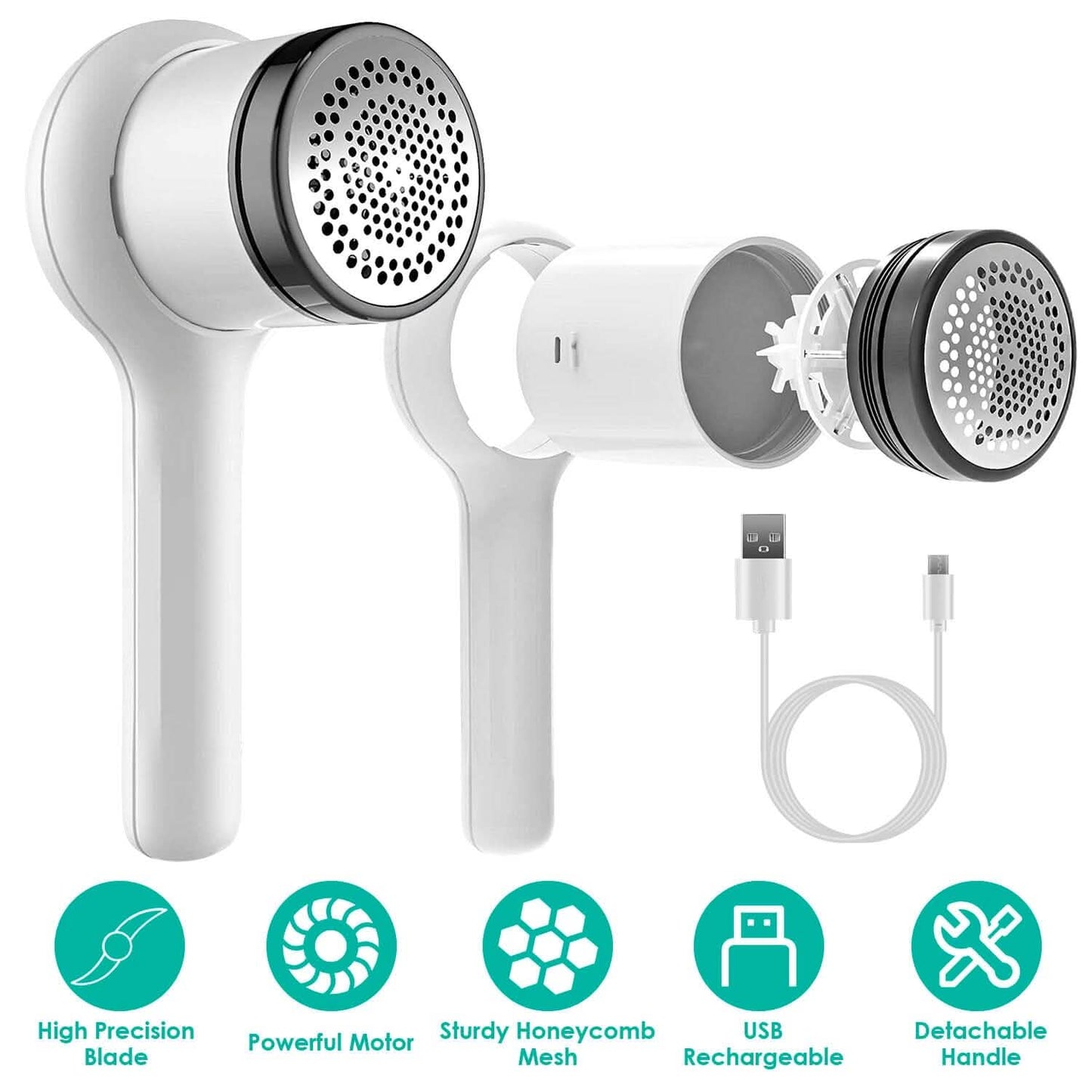 Electric Fuzz Pilling Trimmer Sweater Shaver with Detachable Handle DailySale