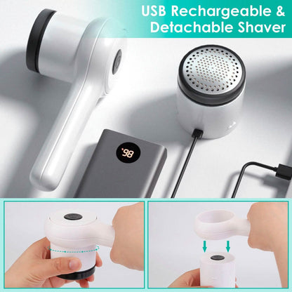 Electric Fuzz Pilling Trimmer Sweater Shaver with Detachable Handle DailySale
