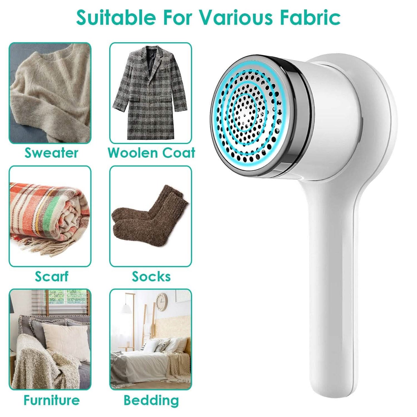 Electric Fuzz Pilling Trimmer Sweater Shaver with Detachable Handle DailySale
