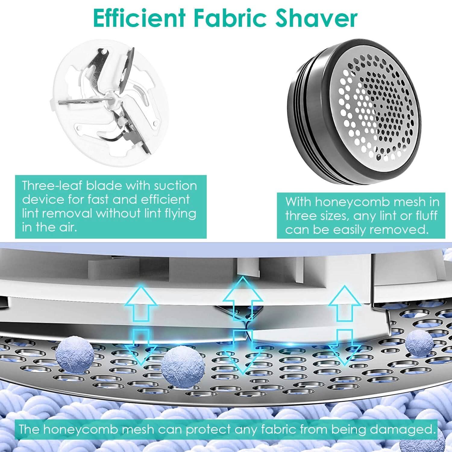 Electric Fuzz Pilling Trimmer Sweater Shaver with Detachable Handle DailySale