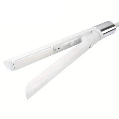 Electric Hair Straightener and Curler with Ceramic Plates DailySale