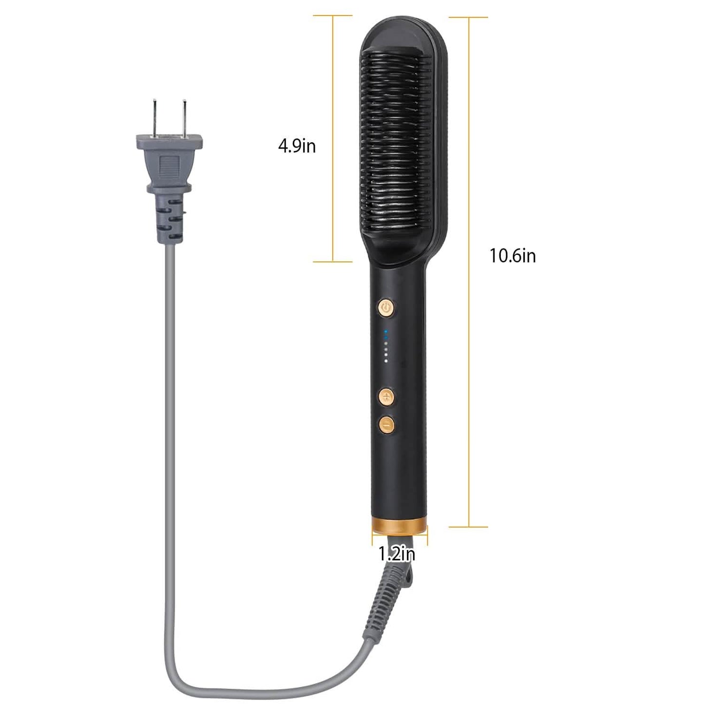 Electric Hair Straightener Brush DailySale