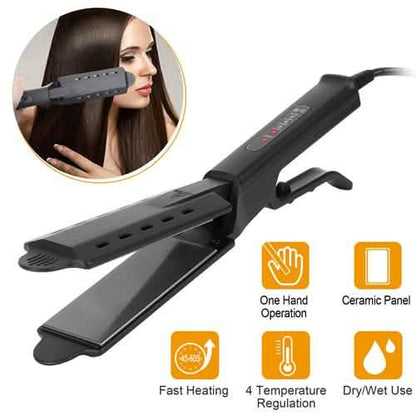 Electric Hair Straightener with 4 Temperature Adjustment DailySale