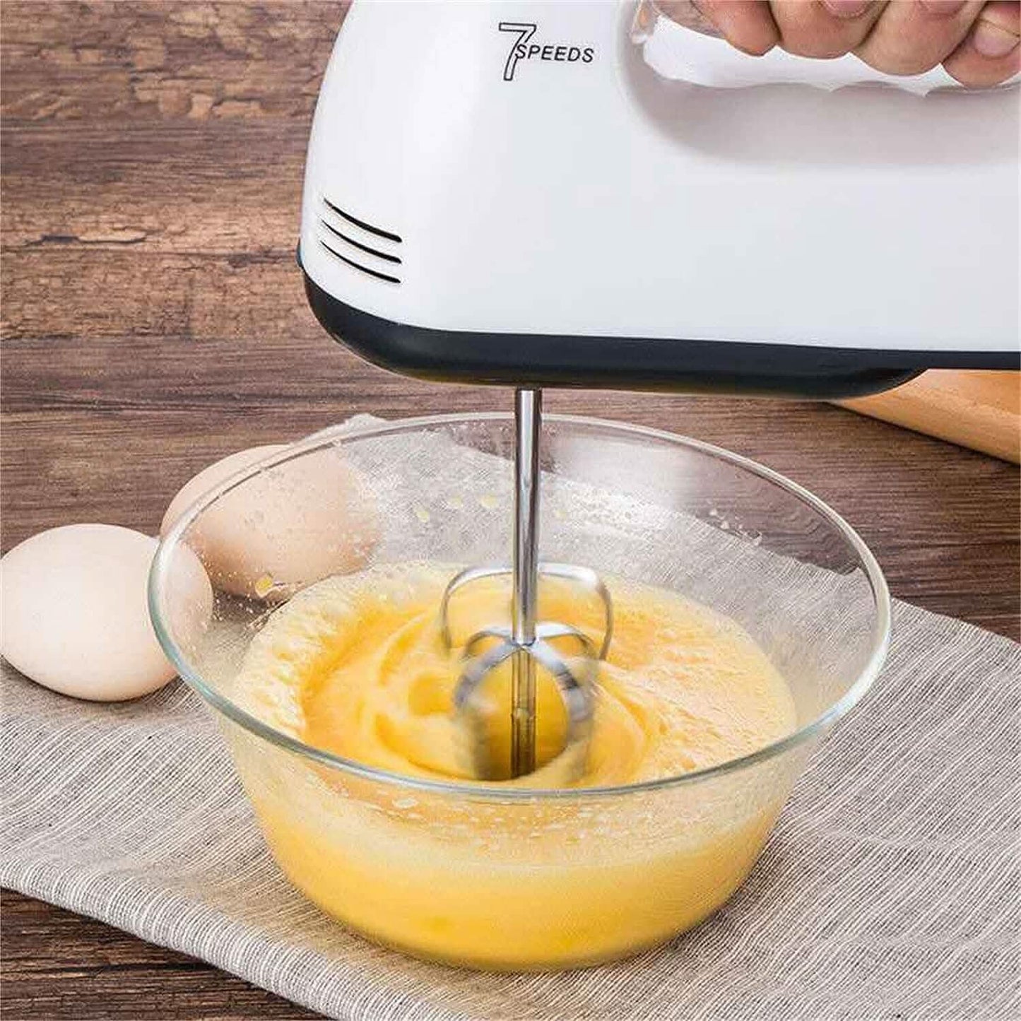 Electric Hand Mixer with 4 Mixing Rods and a Separator DailySale