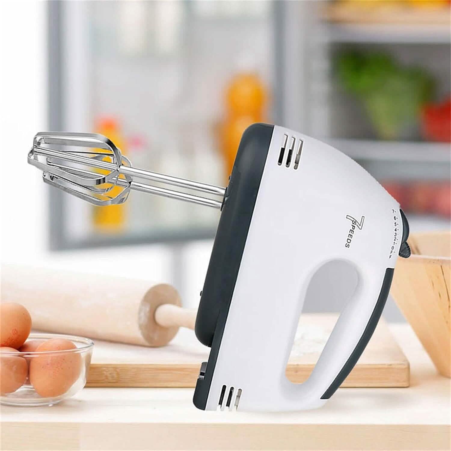 Electric Hand Mixer with 4 Mixing Rods and a Separator DailySale